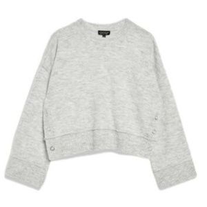 Topshop Popper Sweater